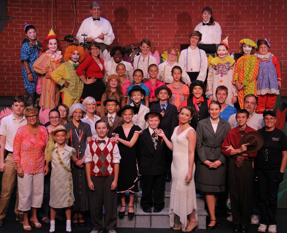 Cast and crew of Fun on 42nd Street