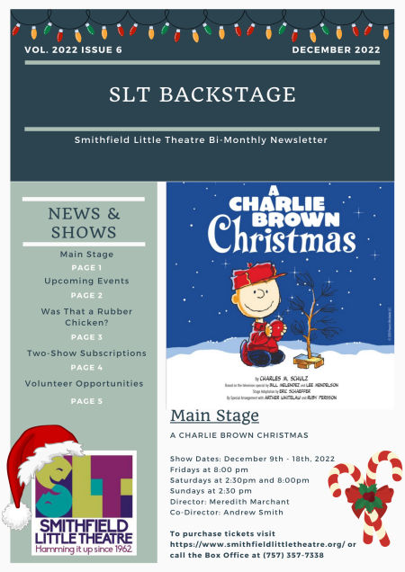 SLT Backstage Newsletter