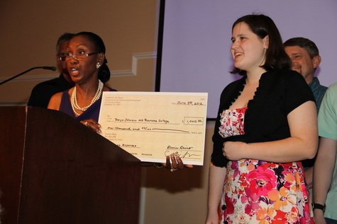 2012 Scholarship winner Tayrn Johnson