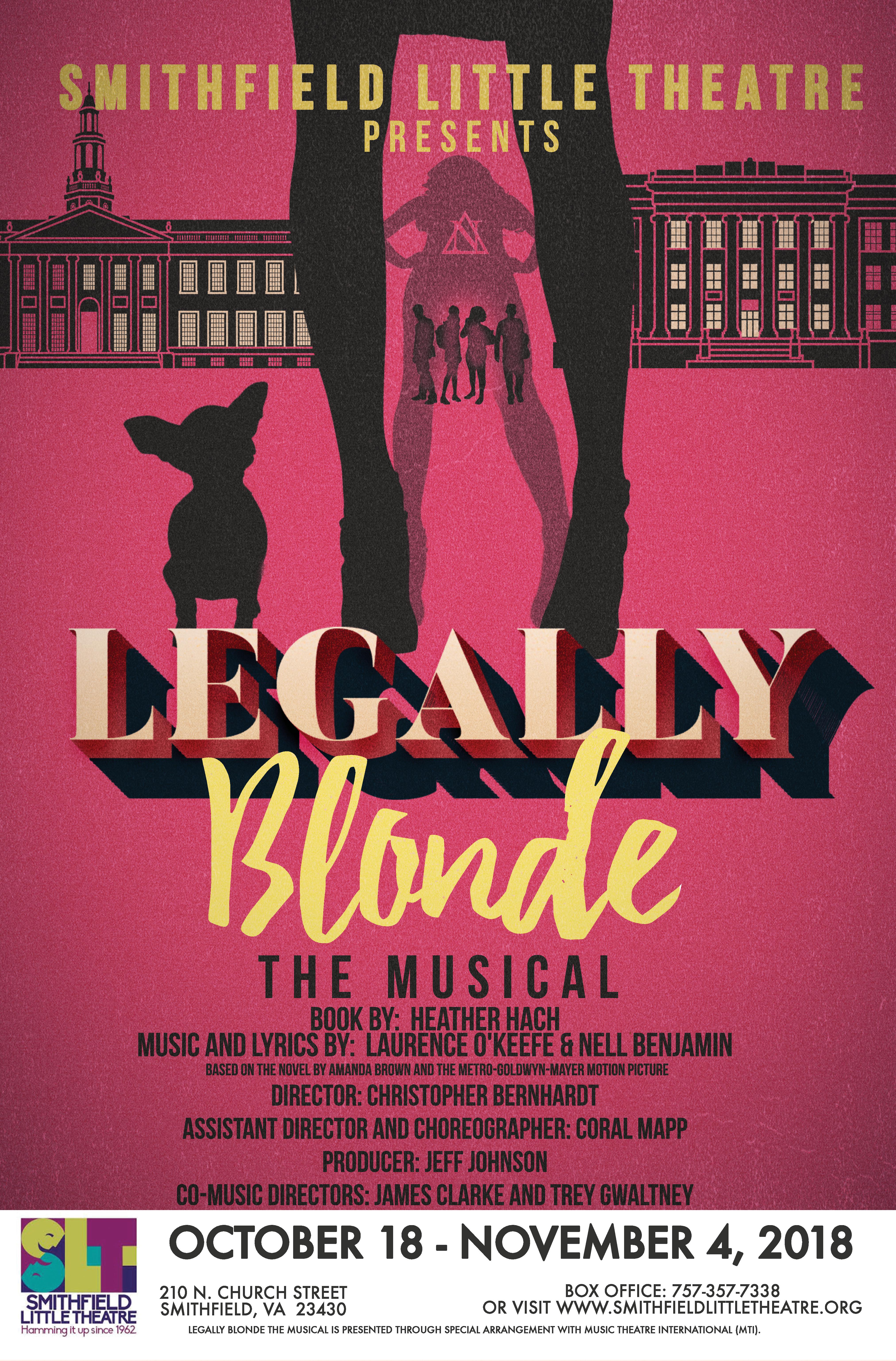 Musical Cutie Blonde 2019 LEGALLY BLONDE From Japanese Musical Flyer 